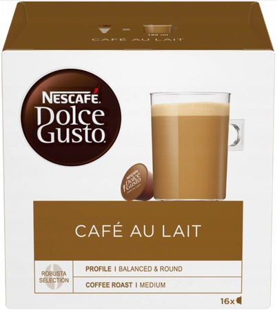 Kapsułki Nescafé Dolce Gusto Café au Lait 16 sztuk